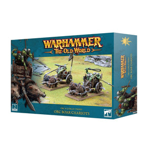 The Old World Warhammer Orc & Goblin Tribes Orc Boar Chariots