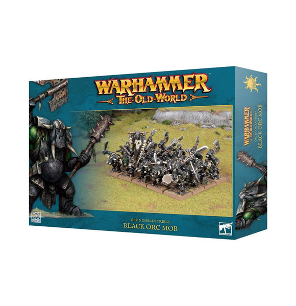 The Old World Warhammer Orc & Goblin Tribes Black Orc Mob