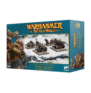 The Old World Warhammer Dwarfen Mountain Holds, Dwarf Cannon & Organ Gun