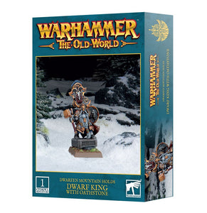 The Old World Warhammer Dwarfen Mountain Holds Dwarf King with Oathstone