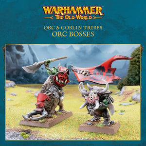 The Old World Warhammer Orc & Goblin Tribes Orc Bosses