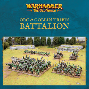 The Old World Warhammer Orc & Goblin Tribes Battalion